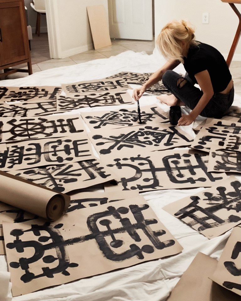 Searching for Form and Rhythm — inspired by ancient signs and the Tree of Life